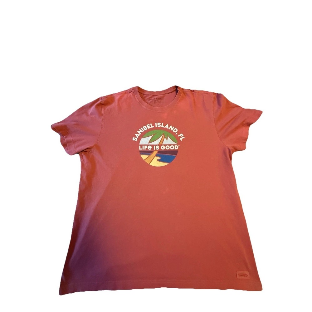 Sanibel  Island Life Is Good T-Shirt‎ Short Sleeve Size XL